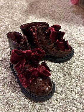 Cat & Jack Ribbon Boots.